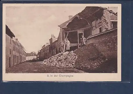 AK B. in der Champagne 1920