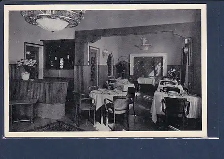 AK Hotel Cafe Restaurant H.W.Eijsink Haaksbergen Eetzaal 1950