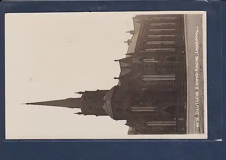 AK Neue Deutsche Evang. Kirche, Liverpool 1931