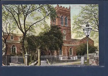 AK Northampton St. Giles Church 1920