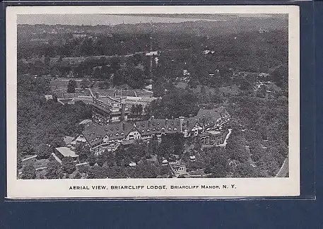 AK Aerial View Briarcliff Lodge Briarcliff Manor N.Y. 1940