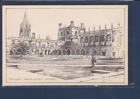 AK Tom Quad Christ Church. Oxford 1930