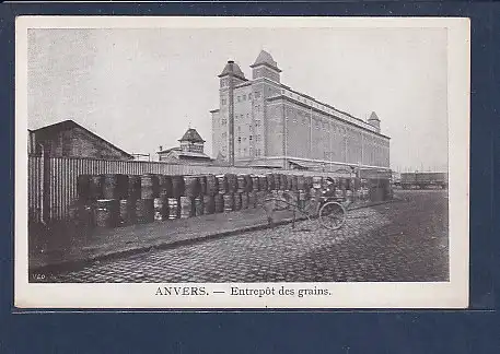 AK Anvers - Entrepot des grains 1920