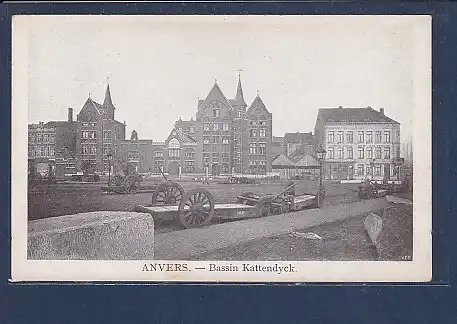AK Anvers - Bassin Kattendyck 1920