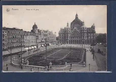 AK Anvers Place de la gare 1918