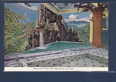 AK \"Dream Pool\" Fujiya Hotel, Miyanoshita Spa, Japan 1940