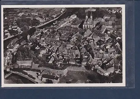 AK Eger Blick auf die Altstadt Fliegeraufnahme 1940
