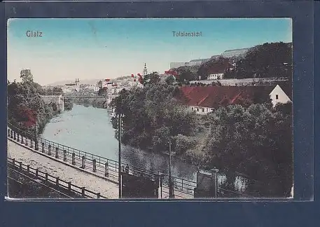 AK Glatz Totalansicht 1920