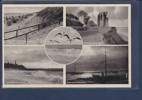 AK 5.Ansichten Leuchtturm Horst 1940