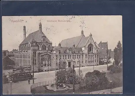 AK Hannover Städtische Badeanstalt 1911