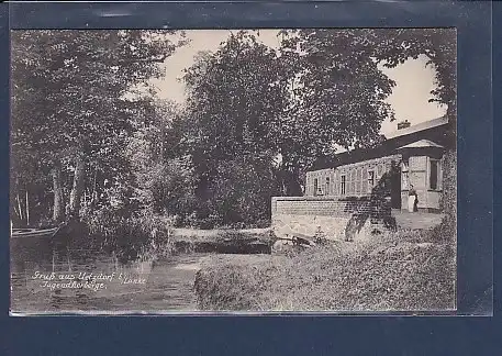 AK Gruß aus Uetzdorf b./Lanke Jugendherberge 1930