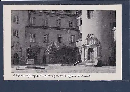 AK Küstrin Schlosshof - Wilhelm Denkmal 1941