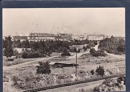 AK Schwarze Pumpe ( Kr. Spremberg) Blick zum Kombinat 1973