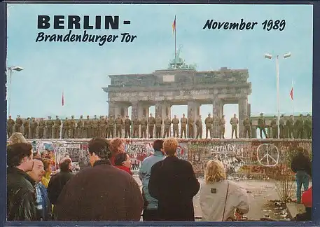 AK Berlin Brandenburger Tor November 1989