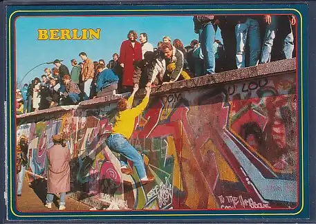 AK 1000 Berlin Grenzöffnung-Berliner Mauer 1989