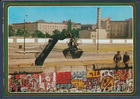 AK Berliner Mauer 1989