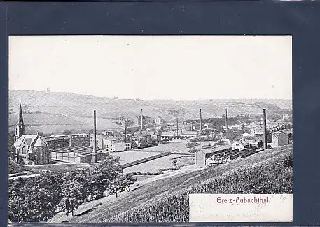 AK Greiz - Aubachthal 1910