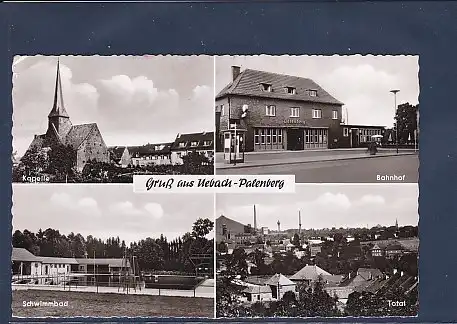 AK Gruß aus Uebach - Palenberg 4.Ansichten Bahnhof 1966