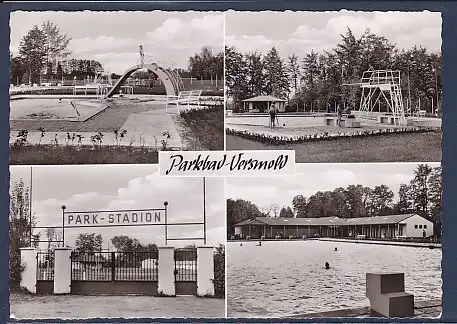 AK Parkbad Versmold 4.Ansichten 1965