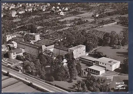 AK Phil. theol. Hochschule Sankt Georgen Frankfurt/M Luftbild 1960