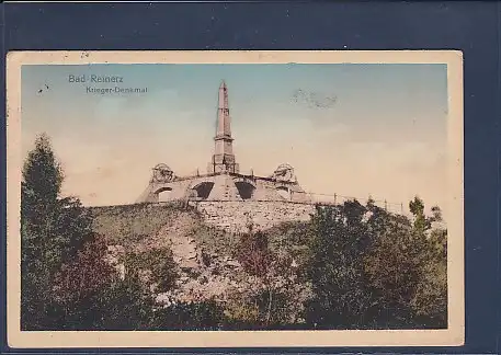 AK Bad Reinerz Krieger Denkmal 1917