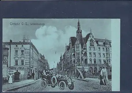AK Gleiwitz O.-S., Wilhelmstraße 1900