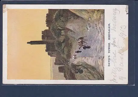 AK David´s Tower, Jerusalem 1920