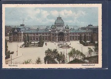 AK Nürnberg Hauptbahnhof 1928