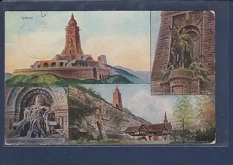 AK Kaiser Wilhelm Denkmal a.d. Kyffhäuser 1906