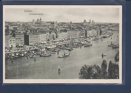 AK Stettin Gesamtansicht 1920