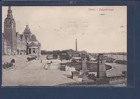 AK Stettin Hakenterrasse 1912