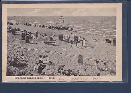 AK Ostseebad Grossmöllen i. Pomm. 1925