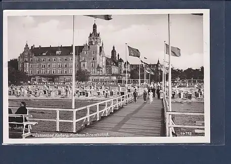 AK Ostseebad Kolberg Kurhaus Strandschloß 1942