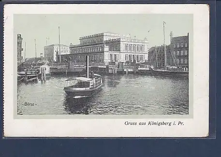 AK Gruss aus Königsberg i.Pr. Börse 1920