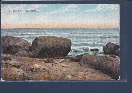 AK Strand bei Georgenwalde 1920