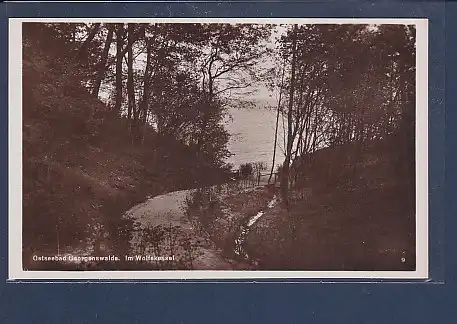 AK Ostseebad Georgenswalde Im Wolfskessel 1930