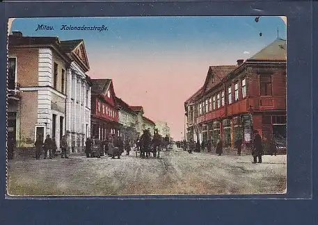 AK Mitau Kolonadenstraße 1941