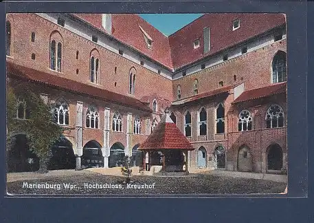 AK Marienburg Wpr. Hochschloss Kreuzhof 1920