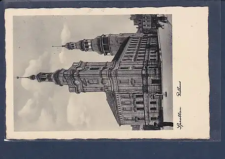 AK Sprottau Rathaus 1936