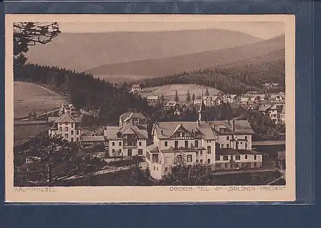 AK Krummhübel Oberer Teil am Goldnen Frieden 1930