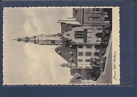 AK Jauer Schl. Rathaus 1940