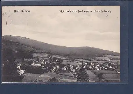AK Bad Flinsberg Blick nach dem Iserkamm u. Heufuderbaude 1930