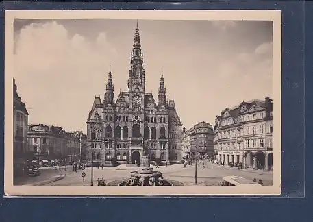 AK Reichenberg Sudetenland Adolf Hitler Platz 1943