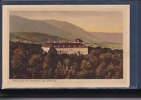 AK Schloss Rothenhaus bei Görkau 1938
