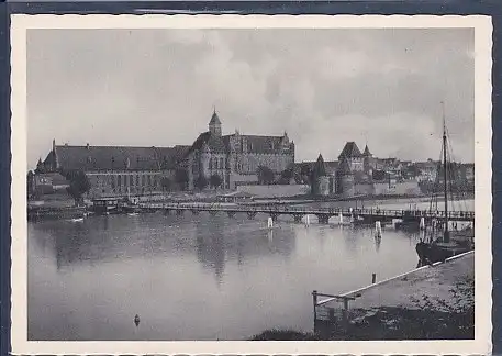 AK Marienburg ( Westpr.) Die Marienburg und die Nogat 1940