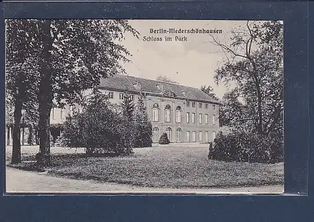 AK Berlin Niederschönhausen Schloss im Park 1920