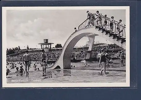 AK Berlin Pankow Freibad 1963
