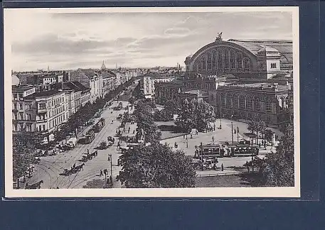 AK Berlin Königgrätzerstr. und Anhalter Bahnhof 1920