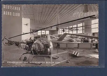 AK Wassersport und Wochenende Berlin 1959