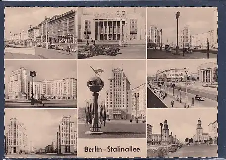 AK Berlin - Stalinallee 8.Ansichten 1959
